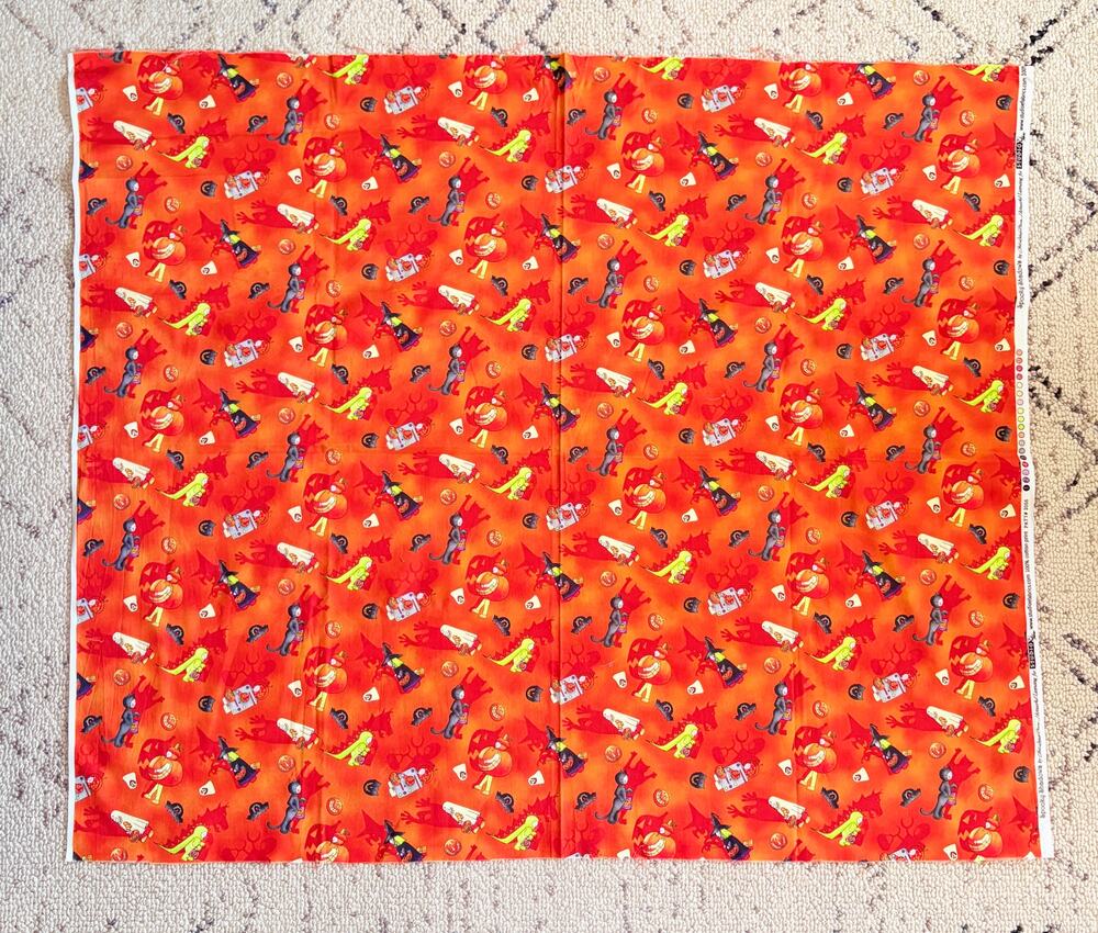 Rare OOP Studio E Spooky Shadows Halloween Fabric 1 Full Yard Julie Dobson Miner - Picture 1 of 5